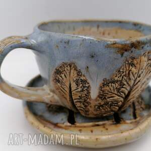 handmade ceramika mini komplet "spacer po lesie"