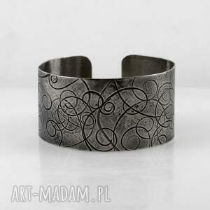 handmade spirale - metalowa bransoletka (2410 04)