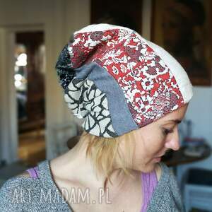 handmade czapki czapka patchworkowa damska etno
