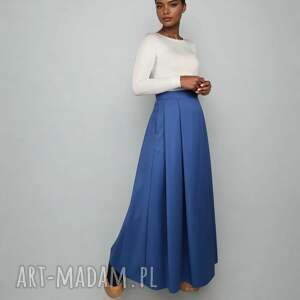 modibella spódnica maxi z ozdobnymi kontrafałdami elegancka