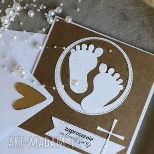 na Chrzest Święty! Otwierane z kopertą! Zaproszenie