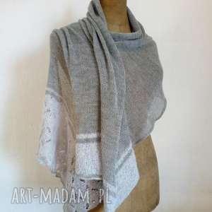 handmade szaliki letni szal - alpaca silk