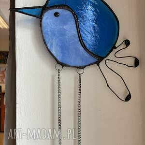 mega ptak, metodą tiffany, prezent, szkło, witraz