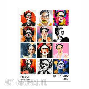 Kalendarz 2027 Frida Kahlo 15x21 cm - 12 artystycznych grafik
