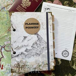 planer podróży, pamiętnik podróżnika, planner