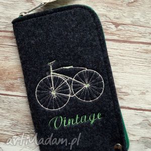 etui filcowe etui na telefon - vintage bike