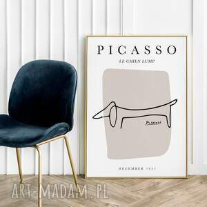 picasso pies szkic - plakat 50x70 cm