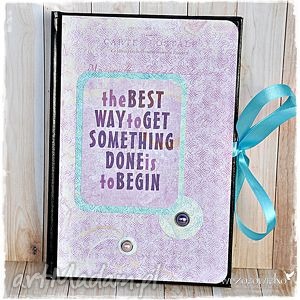 ręcznie zrobione scrapbooking albumy kalendarz motywujący loft 2017