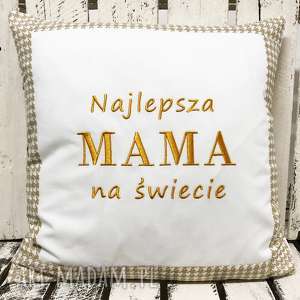 poduszka najlepsza mama na świecie 40x40cm matka dzień mamy, matki