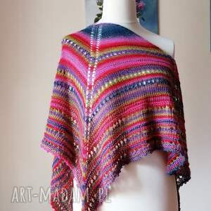 chustki i apaszki ręcznie na drutach wakacje w meksyku colorful boho