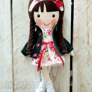 handmade lalki malowana lala amelia