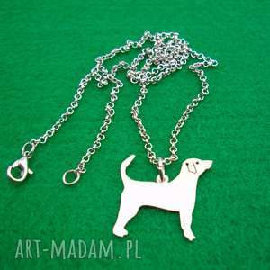 handmade naszyjniki naszyjnik angielski foxhound pies nr. 96