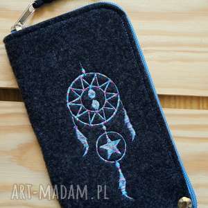 happyart filcowe etui na telefon - dreamcatcher łapacz snów, pokrowiec smartfon