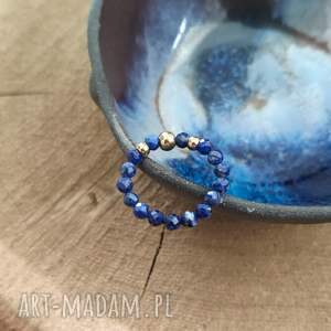 pierścionek z lapis lazuli - stormy sky dzień kobiet matki