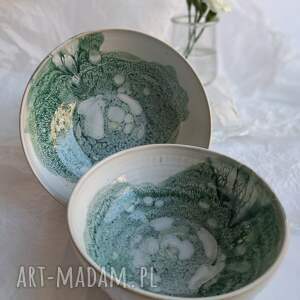 handmade ceramika dwie miski ceramiczne