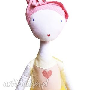 handmade lalki słoneczna nola - lalka z sercem, baletowa