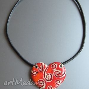 handmade naszyjniki naszyjnik „celebrytka serce ii”