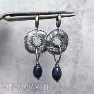 Szafiry - kolczyki, z szafirami