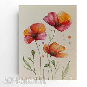 maki - akwarela formatu 24/18 cm