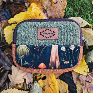Portfelik damski handmade patchwork z tkaniny z odzysku