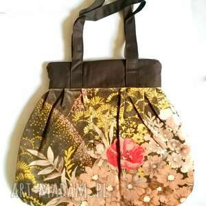 torebki torba jesienna elegancka w stylu boho,38cm na 43cm, długość rączek 57cm