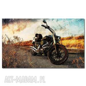 obraz motocykl 1 - 90x50cm na płótnie motor