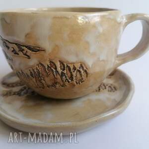 handmade ceramika komplet górski 7