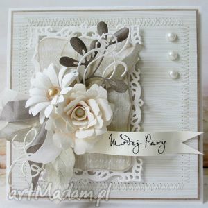 handmade scrapbooking kartki młodej parze