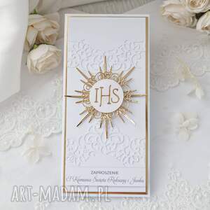 Zaproszenia na komunię dla chłopca i dziewczynki, komunia