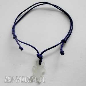 handmade mały miś bransoletka