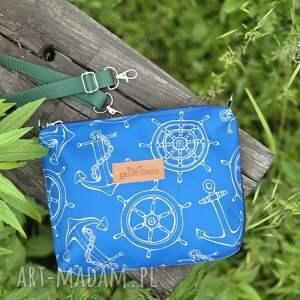 godeco morska torebka mała pojemna marynistyczna, kotwice dziewczynki