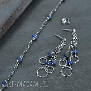 kolczyki z lapis lazuli - rezerwacja