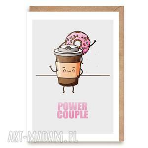 kartka walentynkowa power couple - zabawny karnet miłosny na walentynki