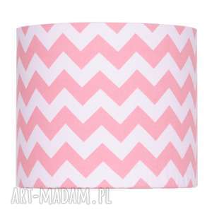 abażur zygzak coral 25x25x22cm chevron