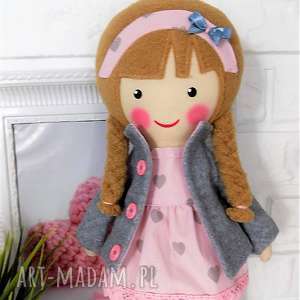 handmade lalki laleczka z drugim zestawem ubranek, zamówienie dla pani beaty
