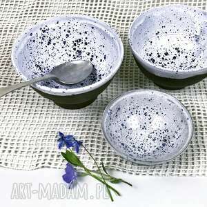 handmade ceramika miski ręcznie robione z czarnej gliny "gwiazda polarna"