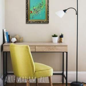 wspominając jacksona 1, abstrakcja, sztuka obraz malarstwo, pollock