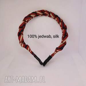 ozdoby do włosów pleciona, jedwabna opaska na głowę jedwabny dodatek