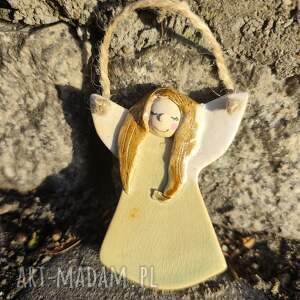 aniołek ceramiczny prezent, ozdoba, ozdoba do domu