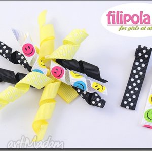 handmade dla dziecka spinki filipola zakręcony zestaw