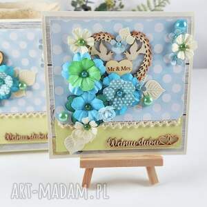 ręcznie zrobione scrapbooking kartki kartka na ślub