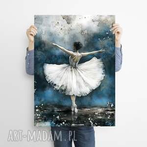 Prezent Baletnica na plakacie na A3, plakat, grafika, a3