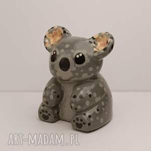 figurka miś koala ręcznie malowana mała dekoracyjna zwierzę miniaturka