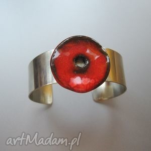 ręcznie wykonane bransoleta „rubinowa”
