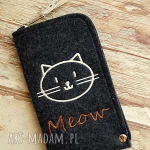 etui filcowe etui na telefon - meow