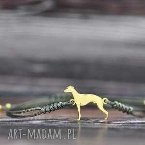 handmade whippet - bransoletka, srebro próby 925