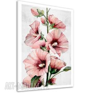 ludesign gallery obraz drukowany na płótnie kwiat malwa 70x100cm, garfika