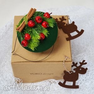 handmade pomysł na upominek świąteczny toczek świąteczny
