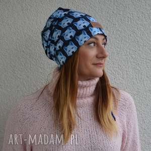 godeco czapka wilki akita ciepła unisex beanie pies