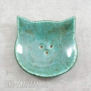 mydelniczka ceramiczna kot łazienka, zwierzęta